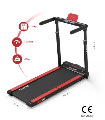 Tapis de course - 12km/h - CARE - JOG 12 - FBA