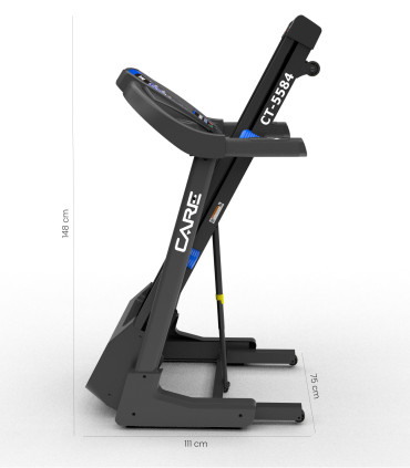 Tapis de course Connecté CARE - CT-5584-3 - 18km/h - Kinomap - FBA-DE