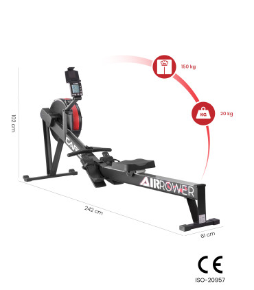 Rameur - CARE - AIR ROWER connecté - Reconditionné