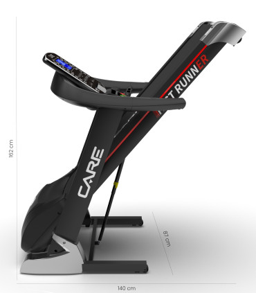 Tapis de course connecté - 22km/h - CARE - FAST RUNNER - KINOMAP