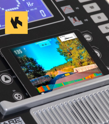 Tapis de course connecté - 22km/h - CARE - FAST RUNNER - KINOMAP