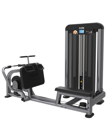 Machine Rowing Horizontal PRO - CARE - Presse tirage assis à charge guidée