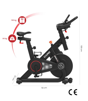 Vélo de biking Professionnel - CARE - SPRINTER - connecté et magnétique