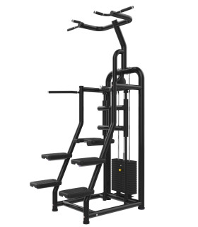 Station Gravitron PRO - CARE - Aide aux tractions et dips à charge guidée