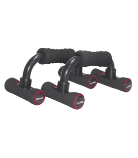 Poignees d'appui mousse confort noire & rouge