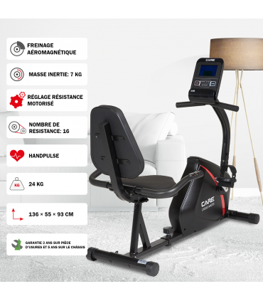 Vélo d'appartement - CARDIO MASTER connecté - Reconditionné