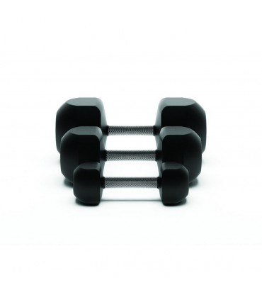Haltères caoutchouc 9kg