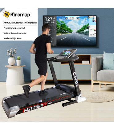 Tapis de course connecté - 22km/h - CARE - FAST RUNNER - Reconditionné