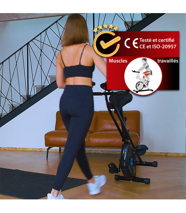 Vélo d'appartement pliable STRIALE SV-317