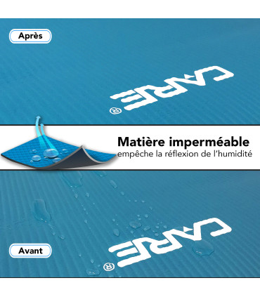 Natte de gym roulée avec œillets  - 183*61*1.5 cm – CARE