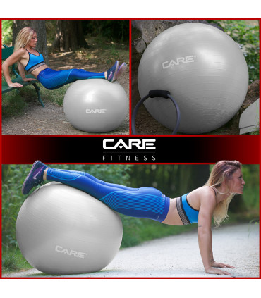 Gym Ball 55cm anti éclatement avec pompe - CARE