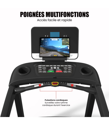 Tapis de course professionnel - 24km/h - CARE - ZEPHYR