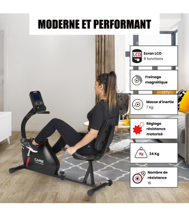 Vélo d'appartement - CARDIO MASTER -FBA - connecté
