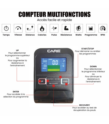Vélo d'appartement - CARDIO MASTER -FBA - connecté