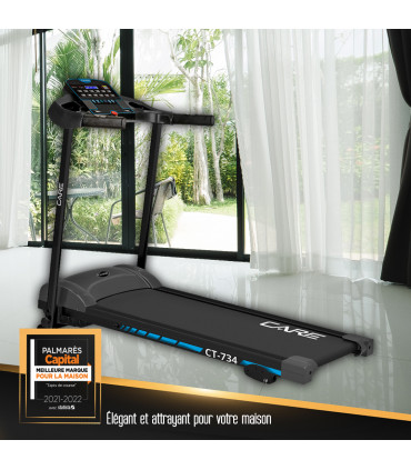 Tapis de course connecté - 14km/h - CARE - CT-734-2 FBA - KINOMAP