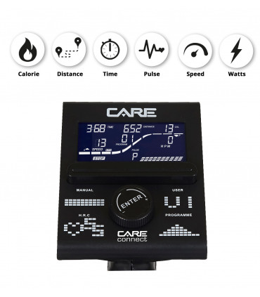 Vélo elliptique connecté - CE-685 - CARE -FBA-DE