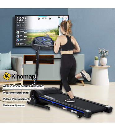 Tapis de course connecté - 16km/h - CARE -FBA- CT-705-2 - KINOMAP