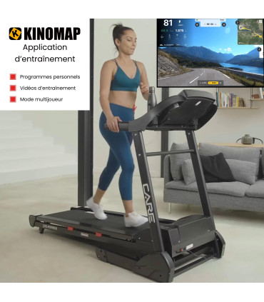 Tapis de course connecté - 18km/h - CARE -FBA- JOG RUNNER - KINOMAP
