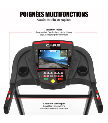 Tapis de course connecté - 18km/h - CARE -FBA-DE - JOG RUNNER - KINOMAP