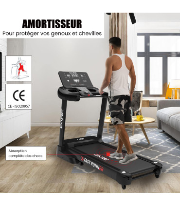 Tapis de course connecté 22 km/h -FBA-DE - CARE - Fast Runner SP