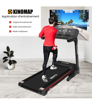 Tapis de course connecté - 20km/h - CARE -FBA CT-750 - KINOMAP