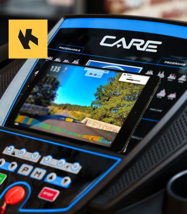 Tapis de course Connecté CARE - CT-5584-3 - 18km/h - Kinomap