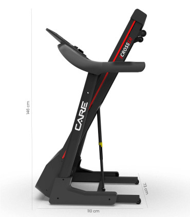 Tapis de course connecté - 18km/h - CARE - CROSSER - KINOMAP