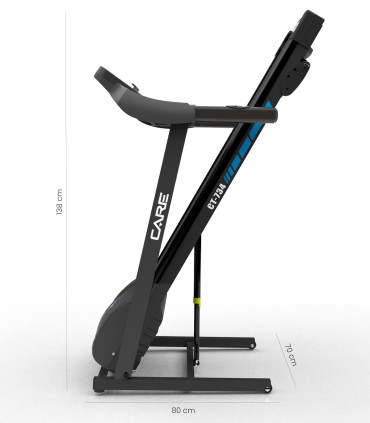 Tapis de course connecté - 14km/h - CARE - CT-734-2 - Reconditionné