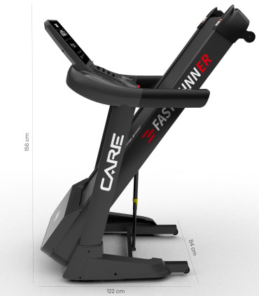 Tapis de course connecté 22 km/h - CARE - Fast Runner SP - Reconditionné