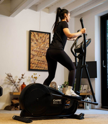 Vélo elliptique HELIS auto-alimenté - CARE - ergomètre connecté