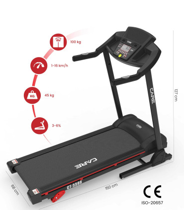 Tapis de course connecté - 16km/h - CT-5588-2 - KINOMAP - Reconditionné