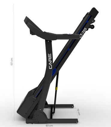 Tapis de course connecté - 16km/h - CARE - CT-705-3 - Reconditionné