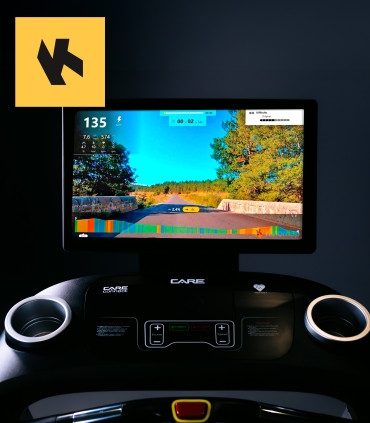 Tapis de course professionnel - 25km/h - CARE - CLUB RUNNER écran TFT