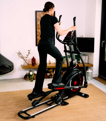 Vélo elliptique ELLIXIUM FD - CARE - pliable et connecté - Reconditionné